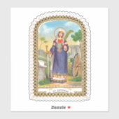 エジプト風の衣装の聖カトリーナ・アレクサンドリア シール (シート)