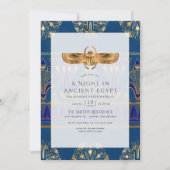 エジプト風パーティー 招待状 (正面)
