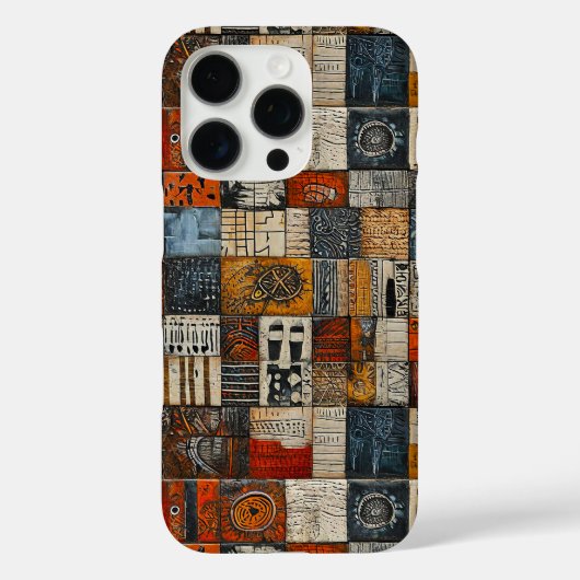 エジプト風壁タイル アーティスティックラグジュアリー Case-Mate iPhoneケース (裏面)