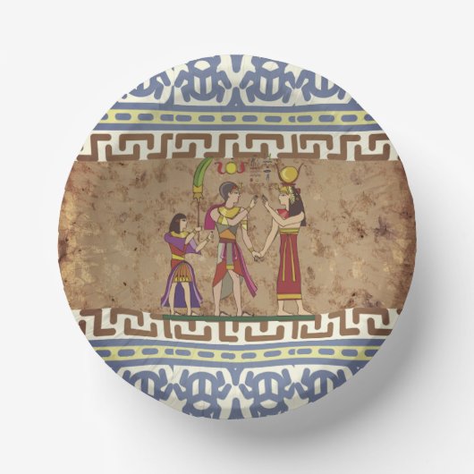 エジプト風, エジプトの古代のビンテージカルチャー,  ペーパーボウル (正面)