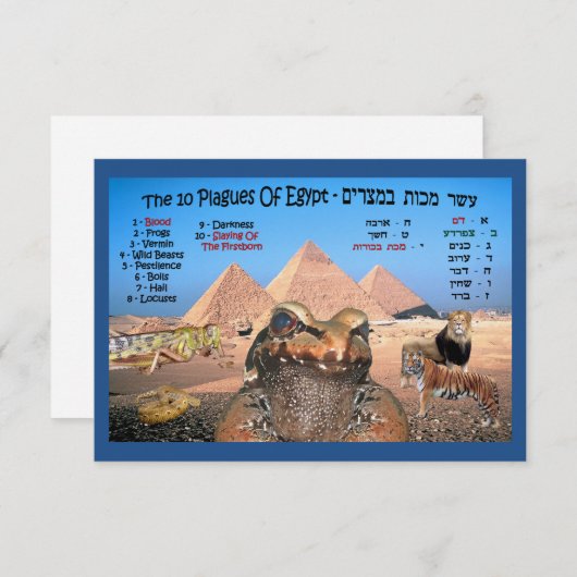 エジプト10災 (正面/裏面)