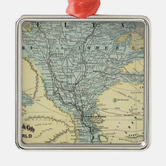 エジプト14 メタルオーナメント (正面)