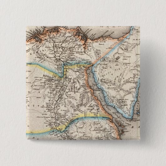 エジプト14 缶バッジ (正面)