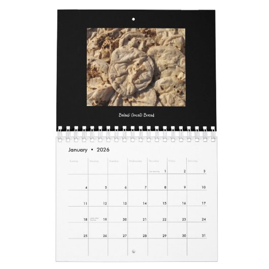 エジプト2012のカレンダーの食糧 カレンダー (1月 2026)