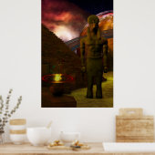 エジプト3Dデジタルアート ポスター (キッチン)