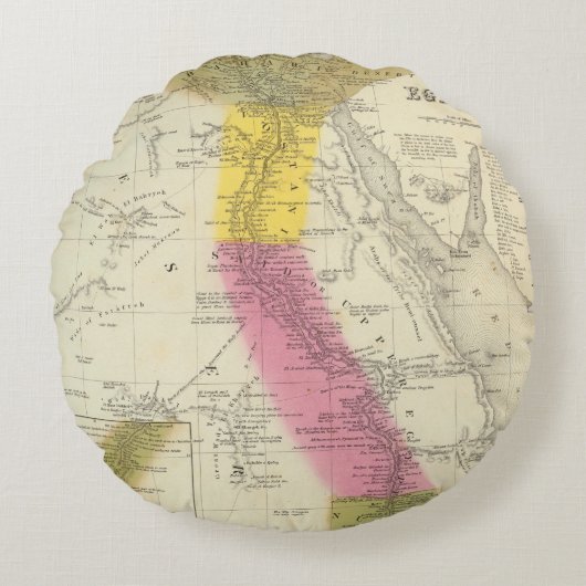 エジプト6 ラウンドクッション (正面)