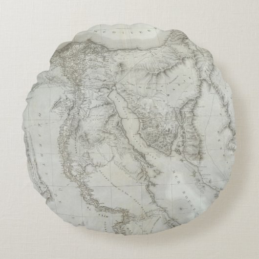 エジプト8 ラウンドクッション (正面)