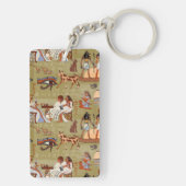 エジプト|の記号パターン キーホルダー (裏面)