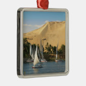 エジプト,アスワン,ナイル川,フェルッカ帆船, 2 メタルオーナメント (右)