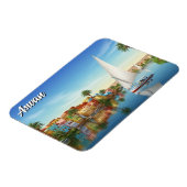 エジプト アスワン ヌビア村 旅行 マグネット (左側)