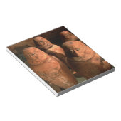 エジプト、アブで発見された第26代王朝カノーピーの瓶 ノートパッド (アングル)