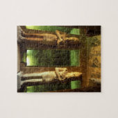 エジプト、アブ·シンベル、ラメス2世像。 ジグソーパズル (横)