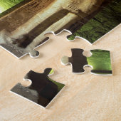 エジプト、アブ·シンベル、ラメス2世像。 ジグソーパズル (側面)