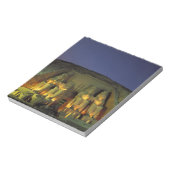 エジプト、アブ・シンベル、巨大な姿・オブ・ランセス ノートパッド (回転)