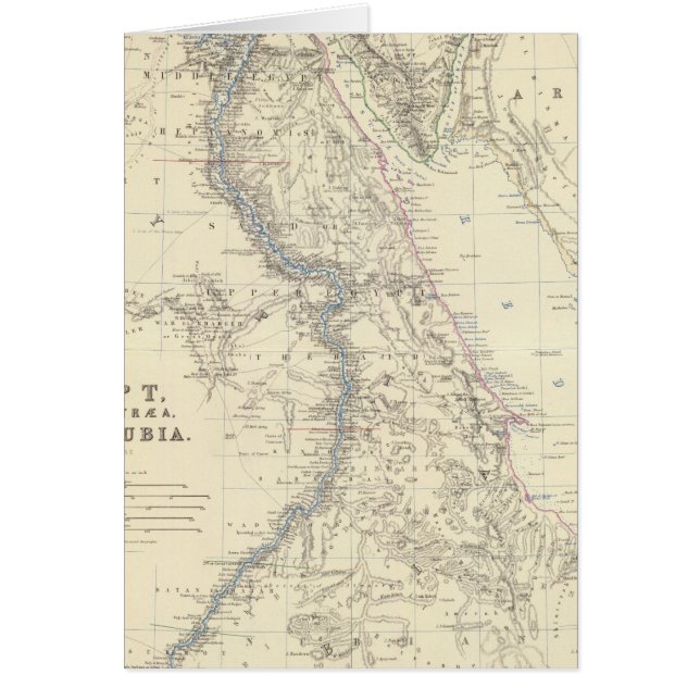 エジプト、アラビア半島、ヌビア (正面)