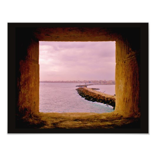 エジプト，アレクサンドリアの見解 フォトプリント            (正面)