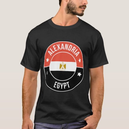 エジプト アレクサンドリア市 Tシャツ (正面)