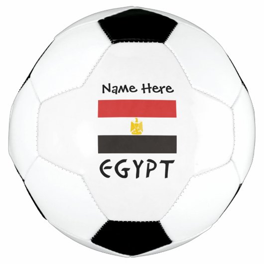 エジプト エジプト国旗 オーダーメイド サッカーボール (正面)