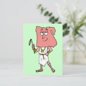 エジプト・エジプト・ヴィンテージ旅行記念品風刺画 ポストカード (スタンド正面)