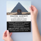 エジプト，エジプト，旅行会社のギザのピラミッド チラシ (手)