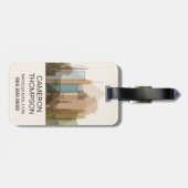 エジプト，カイロ |スカイライン ラゲッジタグ (裏面横)