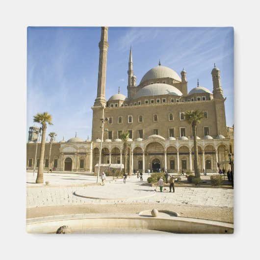 エジプト、カイロ。印象的なモハメッド・アリ・モスク マグネット (正面)