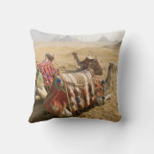 エジプト、カイロ。静止ラクダ クッション (裏面)