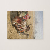 エジプト、カイロ。静止ラクダ ジグソーパズル (横)