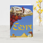 エジプト カード (黄色い花)