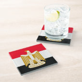 エジプト ガラスコースター (アングル)