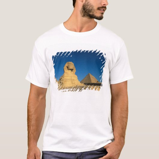 エジプト, ギザ, スフィンクス, 古王国, ユネスコ Tシャツ (正面)