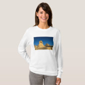 エジプト, ギザ, スフィンクス, 古王国, ユネスコ Tシャツ (正面フル)