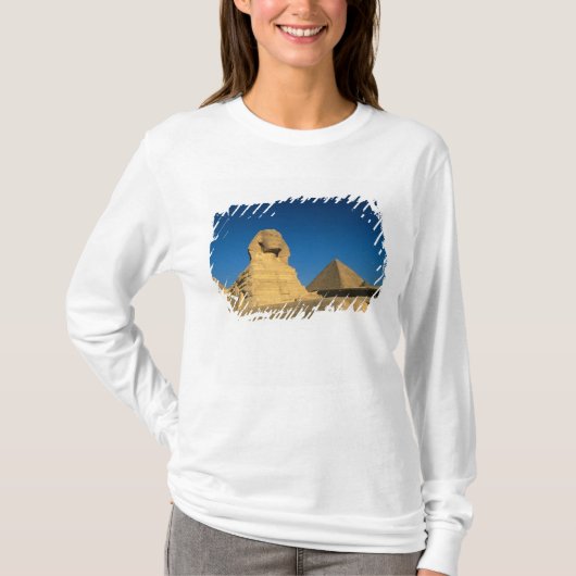 エジプト, ギザ, スフィンクス, 古王国, ユネスコ Tシャツ (正面)