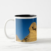 エジプト,ギザ,スフィンクス,旧王国,ユネスコ ツートーンマグカップ (左)