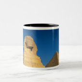 エジプト,ギザ,スフィンクス,旧王国,ユネスコ ツートーンマグカップ (中央)