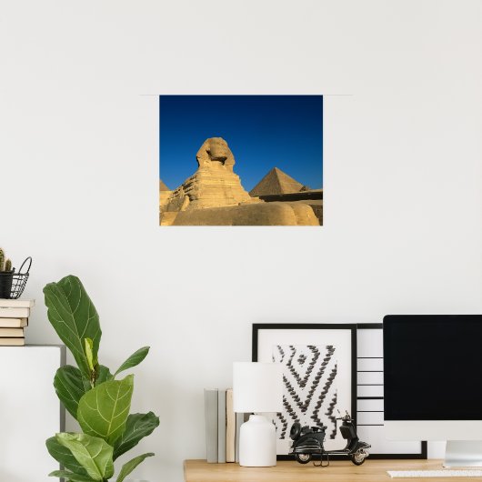 エジプト,ギザ,スフィンクス,旧王国,ユネスコ ポスター (ホームオフィス)