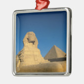 エジプト、ギザ、スフィンクス、旧王国、ユネスコ メタルオーナメント (左)