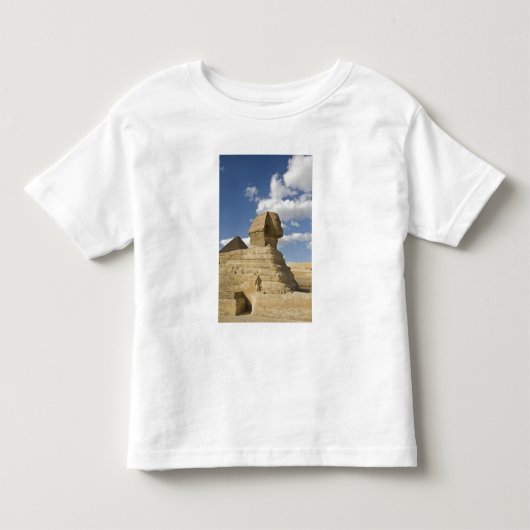エジプト、ギザ。巨大なスフィンクスが トドラーTシャツ (正面)