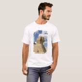 エジプト、ギザ。巨大なスフィンクスが Tシャツ (正面フル)