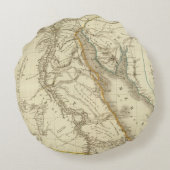 エジプト、サウジアラビア人Petree ラウンドクッション (裏面)