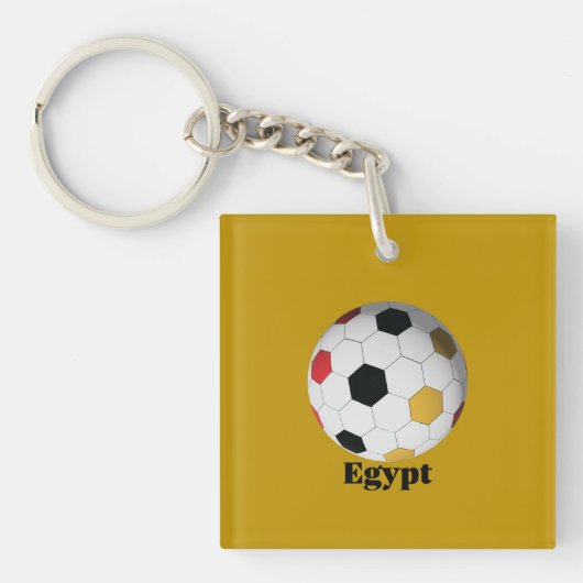 エジプト サッカー キーホルダー (正面)