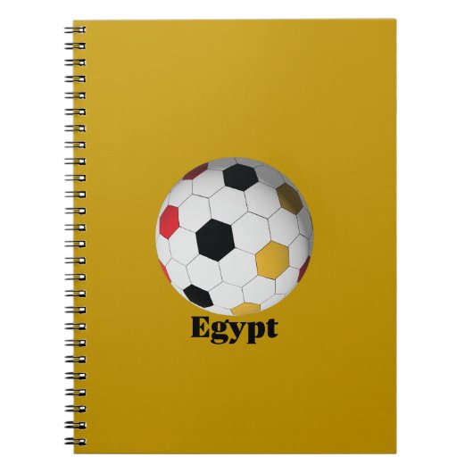 エジプト サッカー ノートブック (正面)