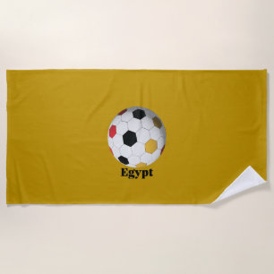 エジプト サッカー ビーチタオル