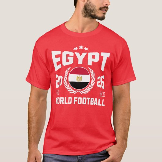 エジプト サッカー 2026 Tシャツ (正面)