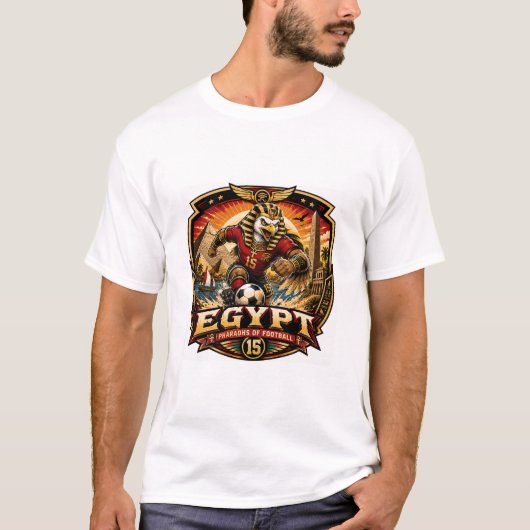 エジプト サッカーTシャツ Tシャツ (正面)