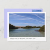 エジプト，シナイ，ラスモハメド自然保護公園 ポストカード (正面/裏面)