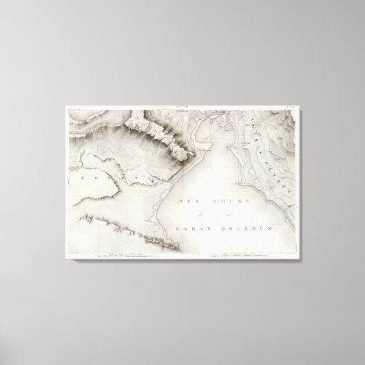 エジプト，スエズ キャンバスプリント (正面)