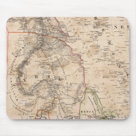 エジプト、スーダン、アフリカ マウスパッド (正面)