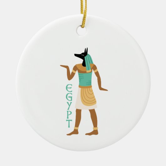 エジプト セラミックオーナメント (正面)
