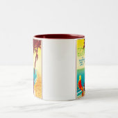 エジプト ツートーンマグカップ (中央)